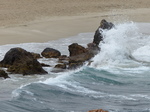 FZ026840 Waves splashing on beach by Es Canar.jpg